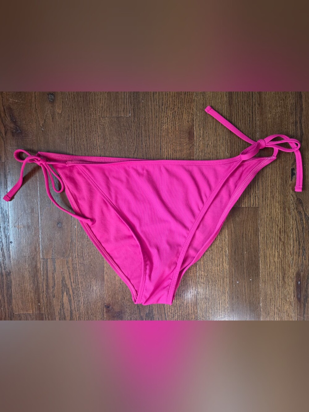 New Shade & Shore Large 12/14 Pink Bikini Swim Bottoms